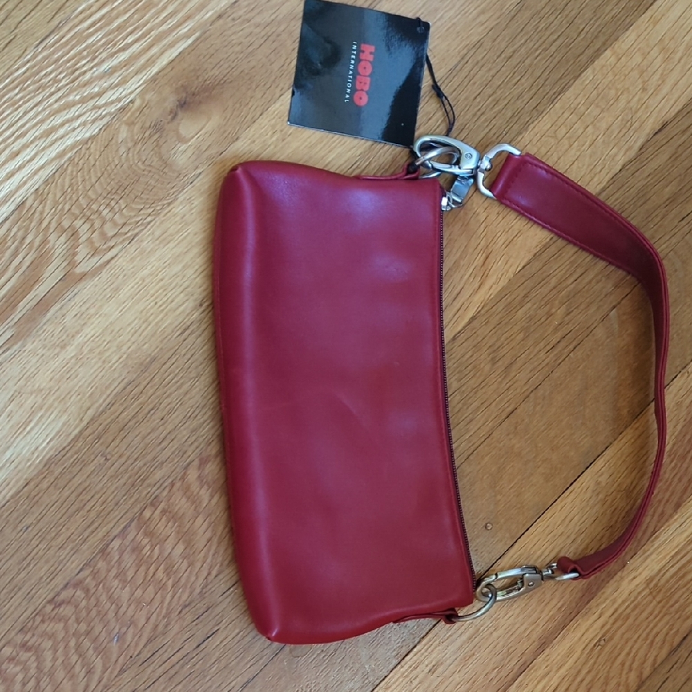 HOBO Cherry Red Leather Handbag